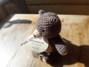 Amigurumi-Teddy-Bär mit Banderole