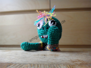 Die Arme des Amigurumi-Monsters Oliver