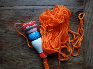 Das ist unsere gute alte Strickliesl.