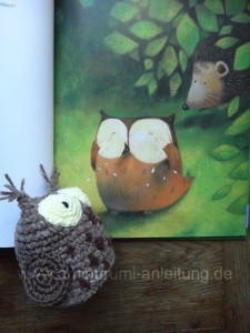 Die Amigurumi-Eule und die heule Eule