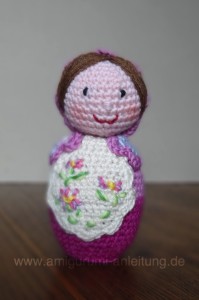 gehäkelte Amigurumi Matroschka